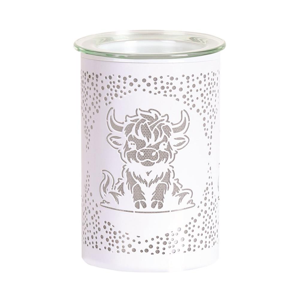 Aroma White Highland Cow Electric Wax Melt Warmer £17.09
